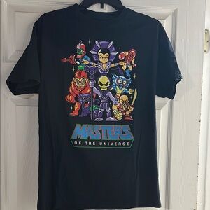 Masters of the Universe Black Graphic T-Shirt NWOT Size M
